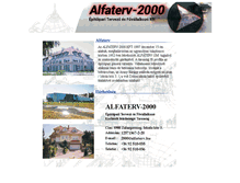 Tablet Screenshot of alfaterv.hu